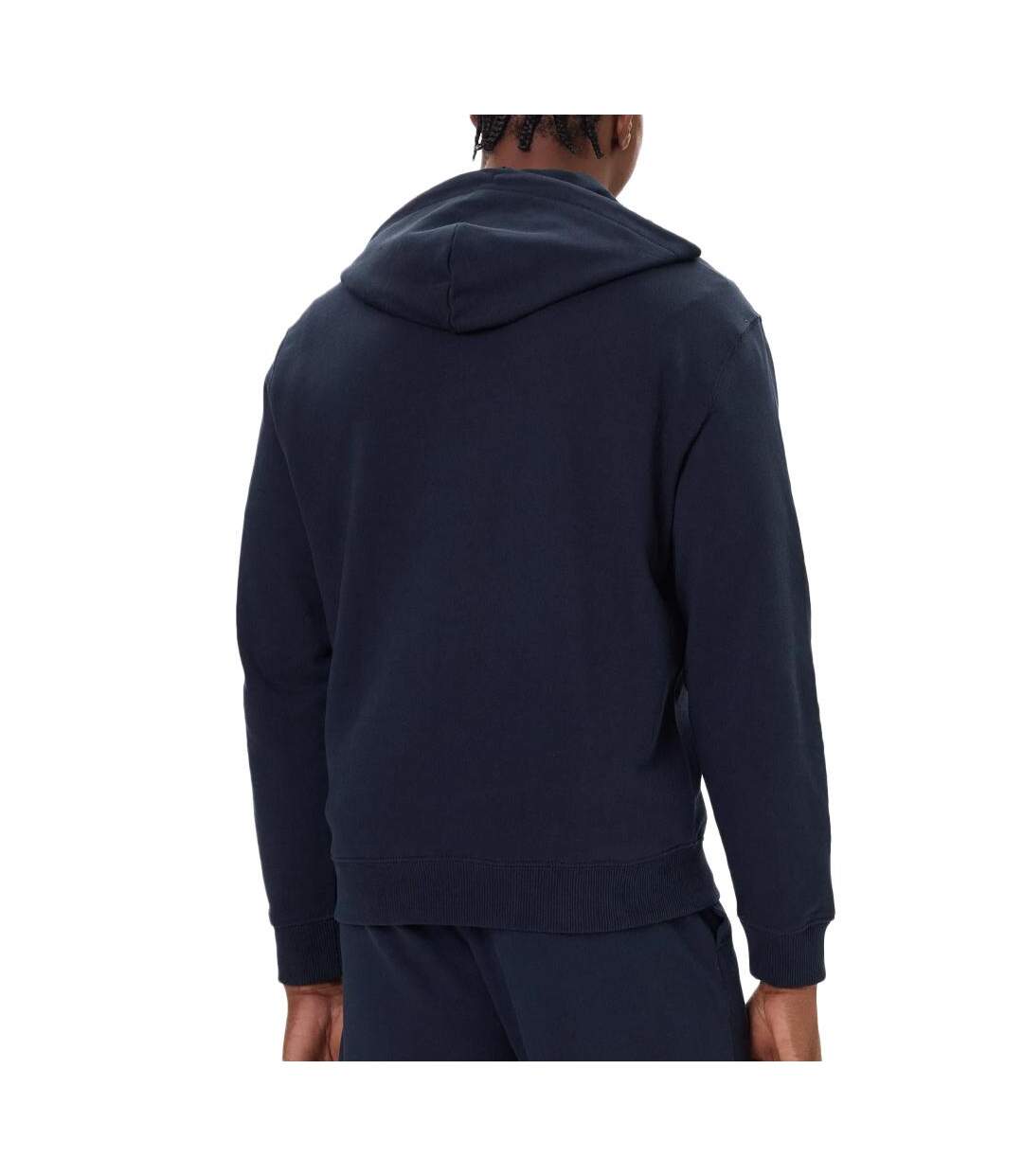 Sweat à capuche marine homme calvin klein jeans  350 terry monog-2