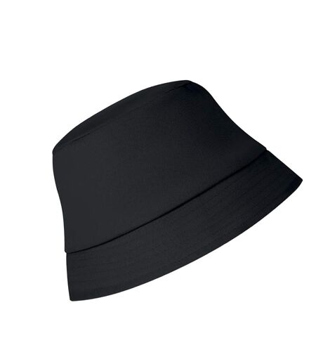 Bilgola Cotton Sun Hat Black MidOcean