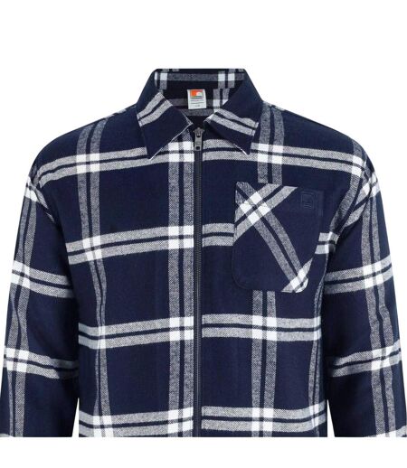 Veste-chemise Manches Longues Motif/style À Carreaux Homme Bleu Marine SoulCal