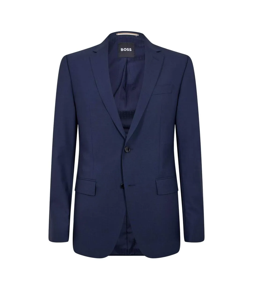 Blazer Motif/style À Revers Homme Bleu Boss-1