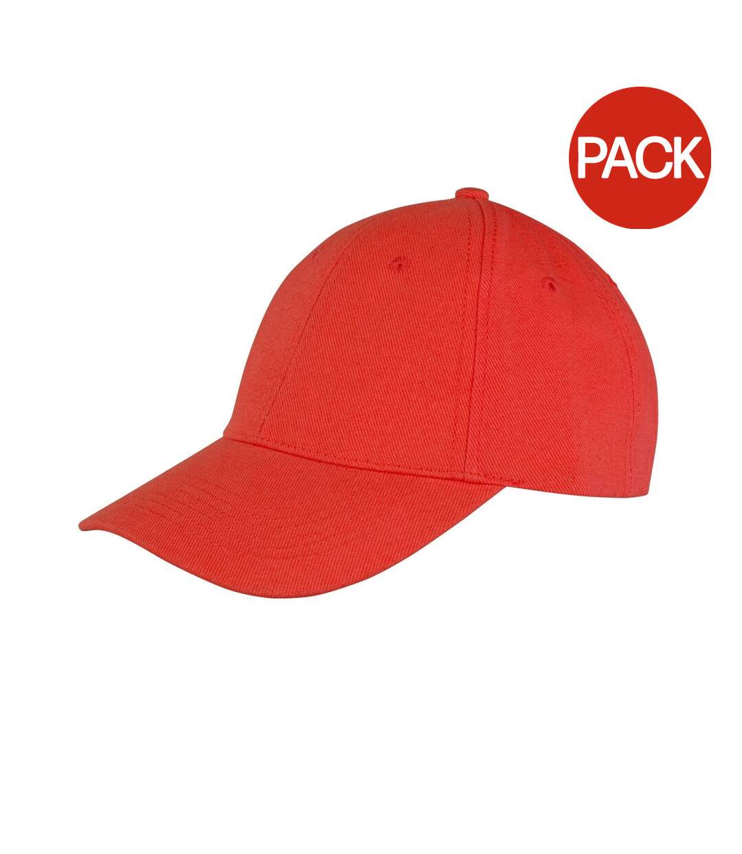 Lot de 2  Memphis casquettes adulte rouge Result-1