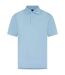 Mens pique polo shirt light blue Henbury