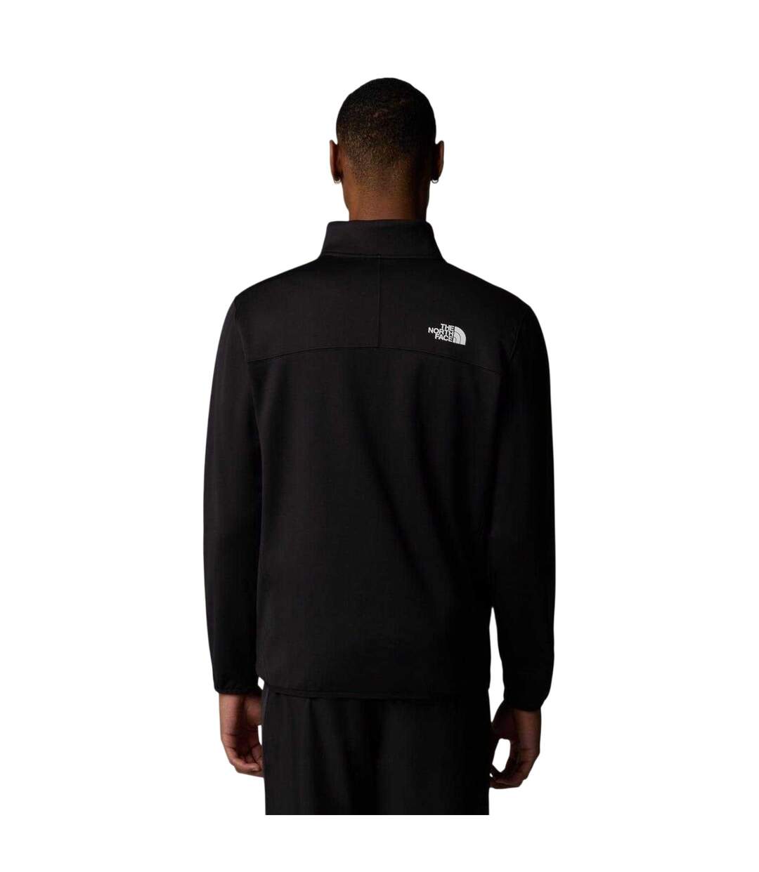 Mens Crest Full Zip Fleece Jacket Black The North Face-3