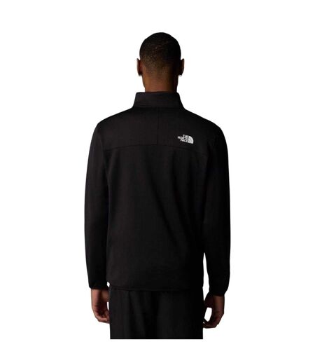 Mens Crest Full Zip Fleece Jacket Black The North Face