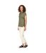 Womens/ladies Lupine Collared T-shirt Four Leaf Clover Regatta-1