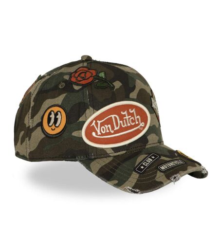 Casquette baseball imprimée camouflage avec écusson Kamo Classic Vondutch