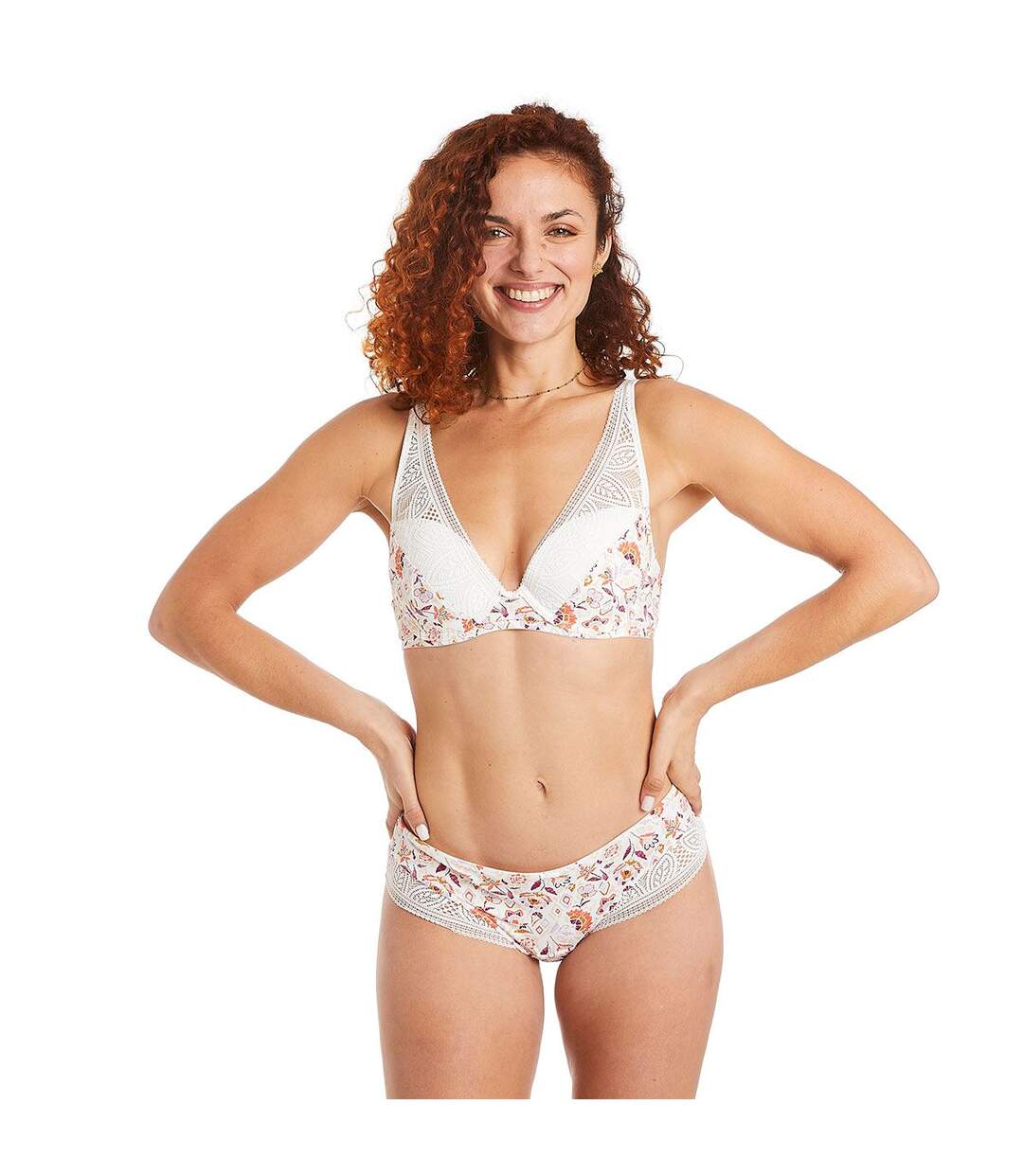 Soutien-gorge ampliforme coque moulée multico ivoire Etoile