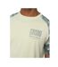 Mens Branton T-shirt Light Olive Crosshatch-3
