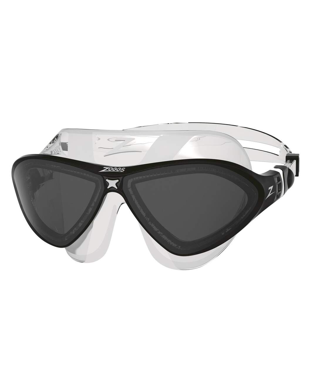 Unisex Adult Mask Snr Horizon Flex Swimming Goggles Black Clear Zoggs-2