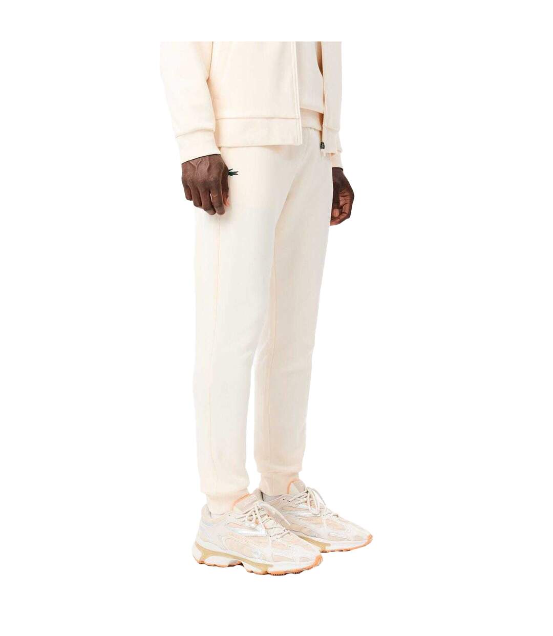 Pantalon De Jogging Sport Style Monochrome Homme Blanc Lacoste-4