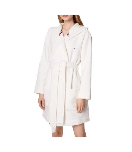 Peignoir Blanc Femme Tommy Hilfiger Bathrobe - M