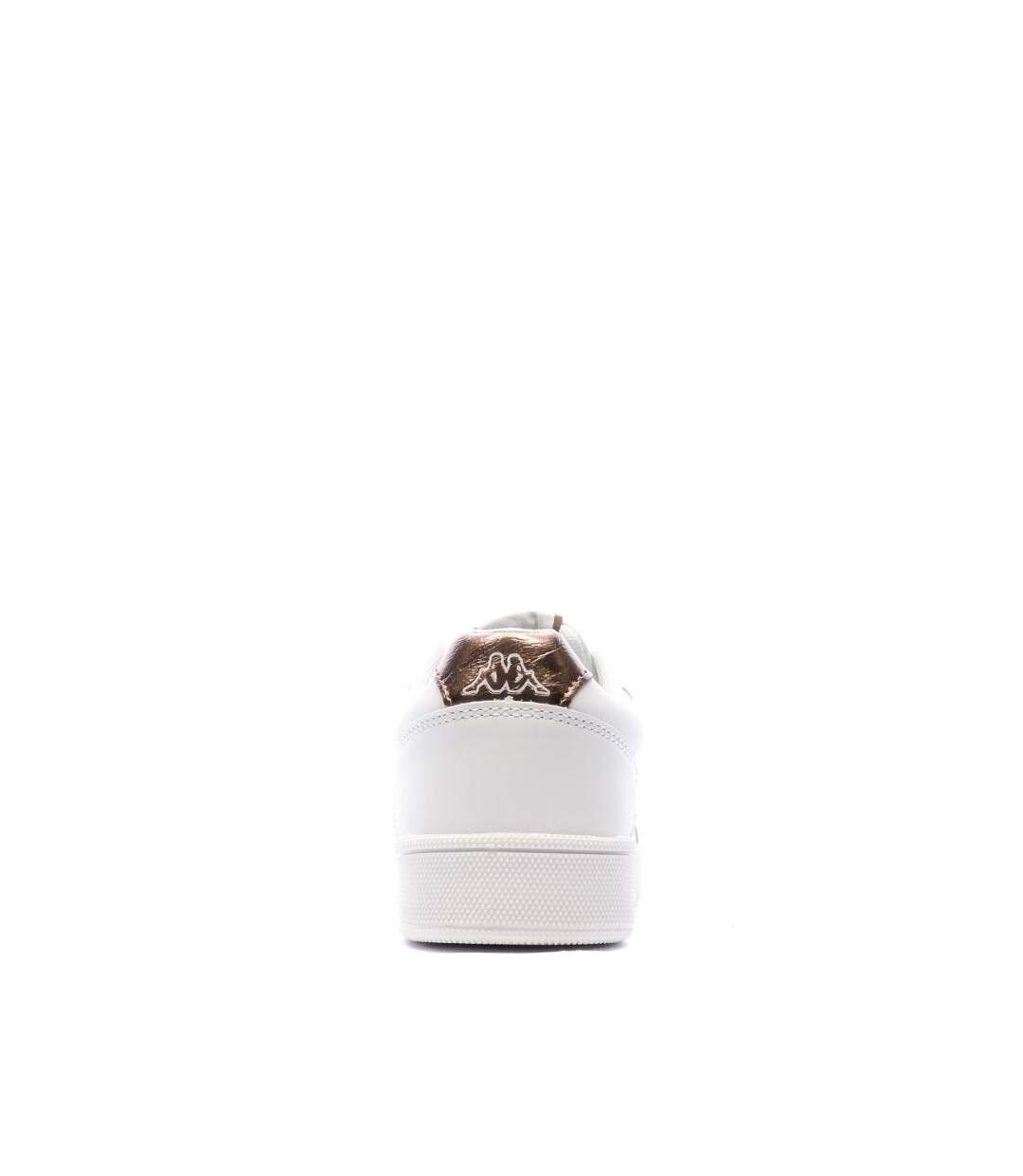 Baskets blanches/cuivre femme kappa adenis-3