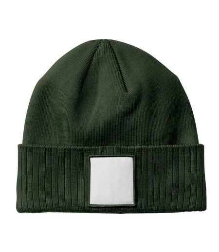 Bonnet vert olive / blanc Beechfield