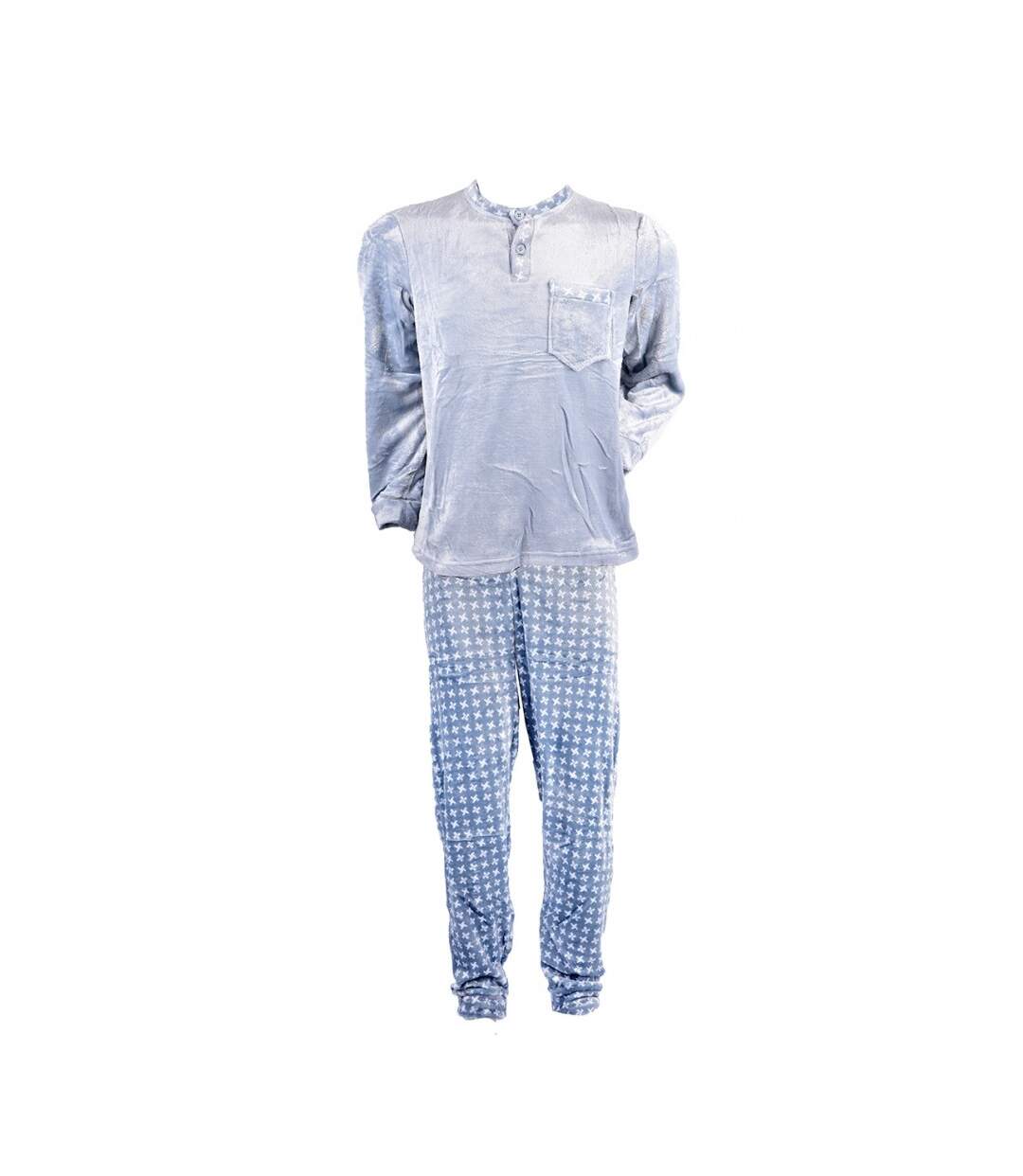 Pyjama Homme POLAIRE ECO 2540 GRIS-2