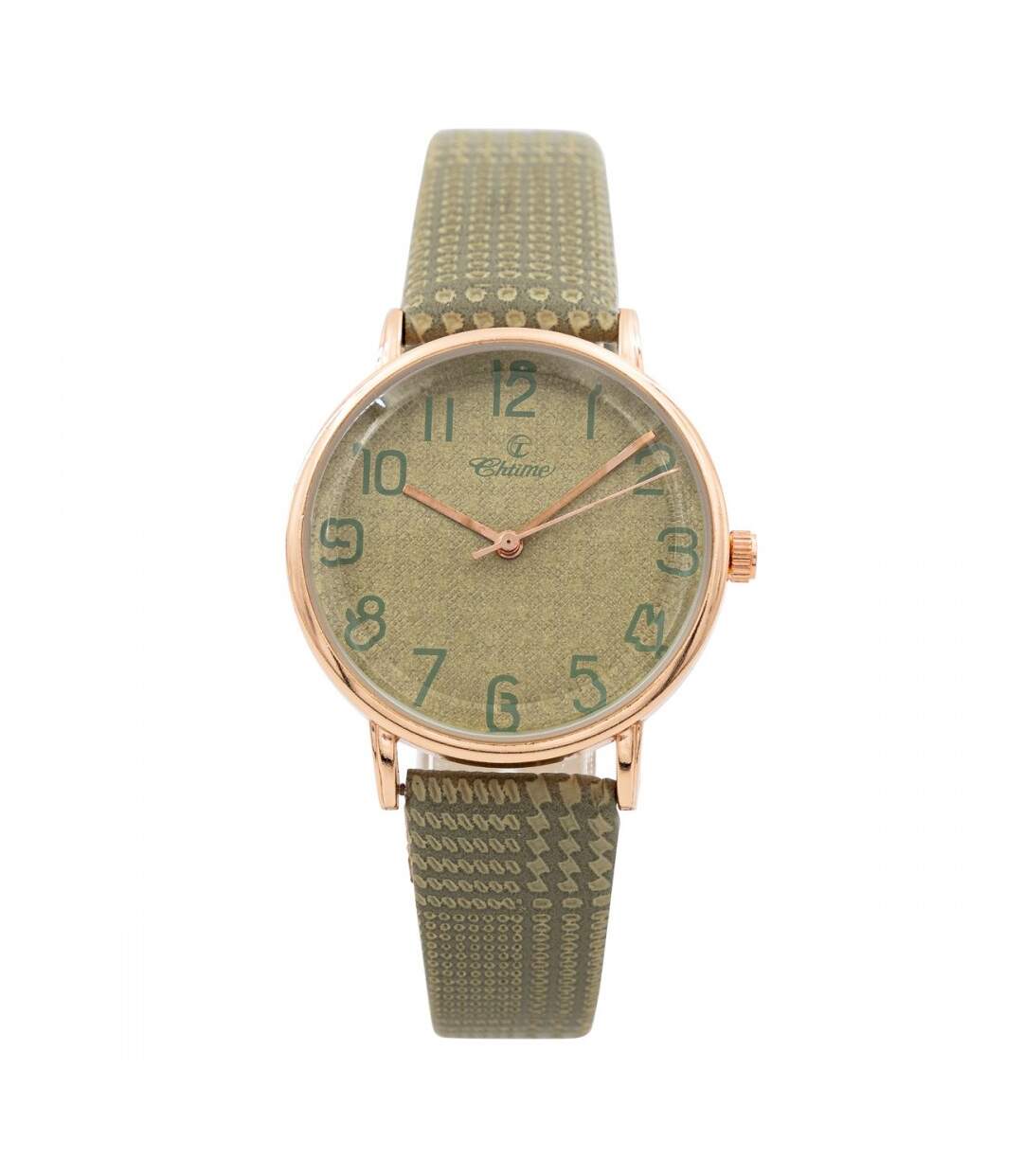 Montre pour Femme Bracelet Vert CHTIME-1