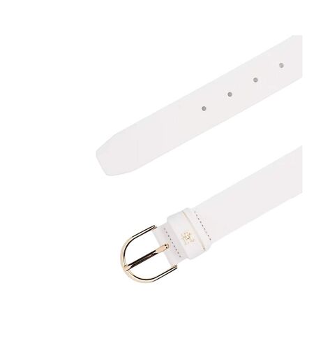Ceinture blanche femme tommy hilfiger essential