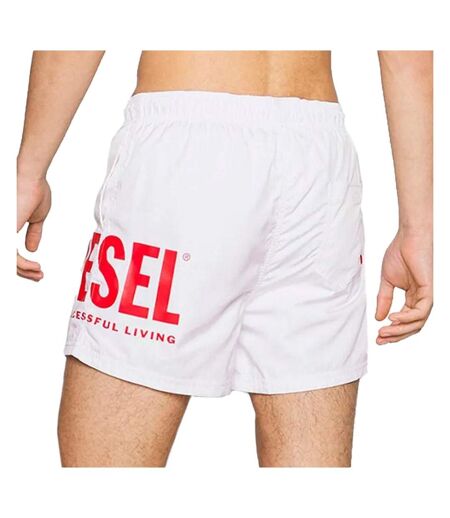 Short de bain Blanc/Rouge Homme Diesel Nico - L