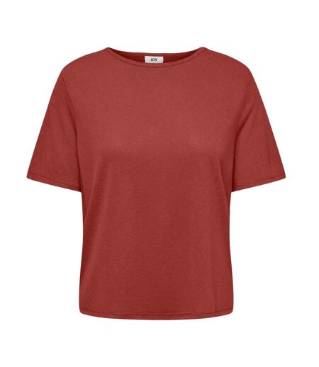 T-shirt terracotta femme jdy faustina - l