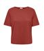 T-shirt terracotta femme jdy faustina - l-1