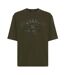 T-shirt Motif/style Logo Phys Ed Military Homme Vert Kaki DSquared2-1