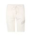 Womens/ladies Logo Ribbed Cuff Joggers Pebble DKNY-3