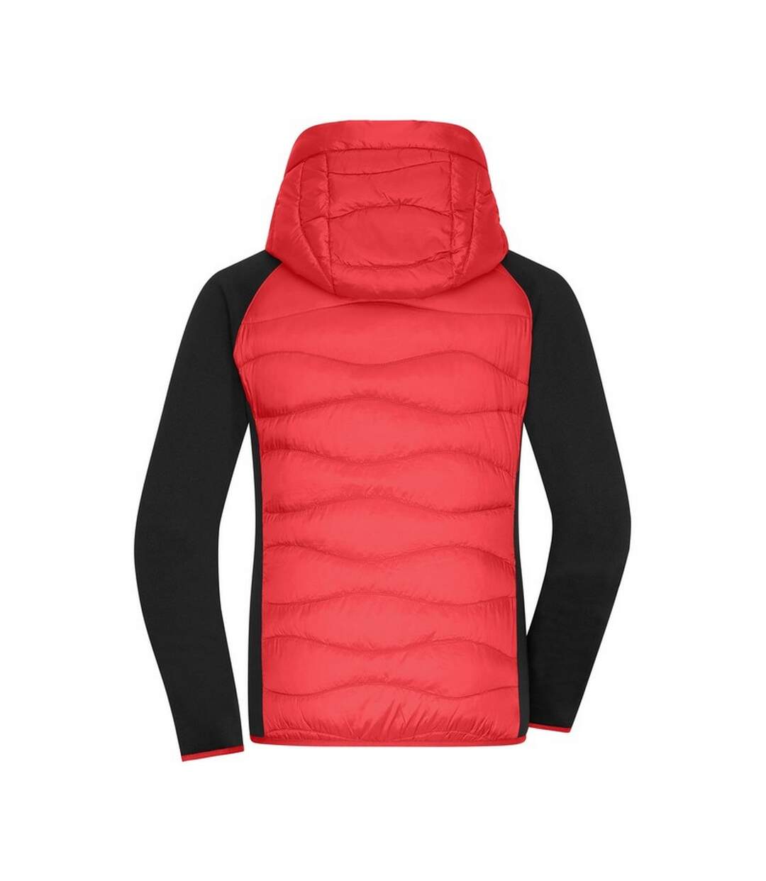 Veste Hybride Femme Rouge Noir James And Nicholson-2