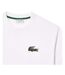 T-shirt Motif/style Logo Brodé Adulte Blanc Lacoste-3