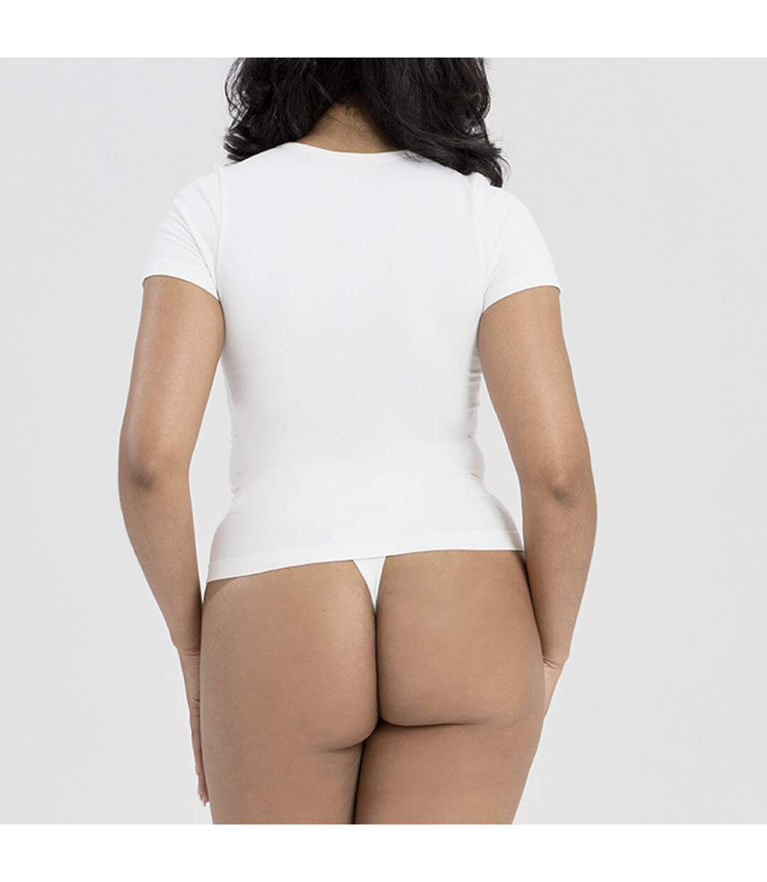 Ruey - T-shirt basique femme Essentials sculptant recyclé stretch quotidien-5
