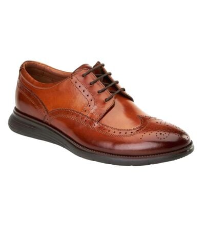 Chaussures Brogues Flight Homme Brun Clair Base London