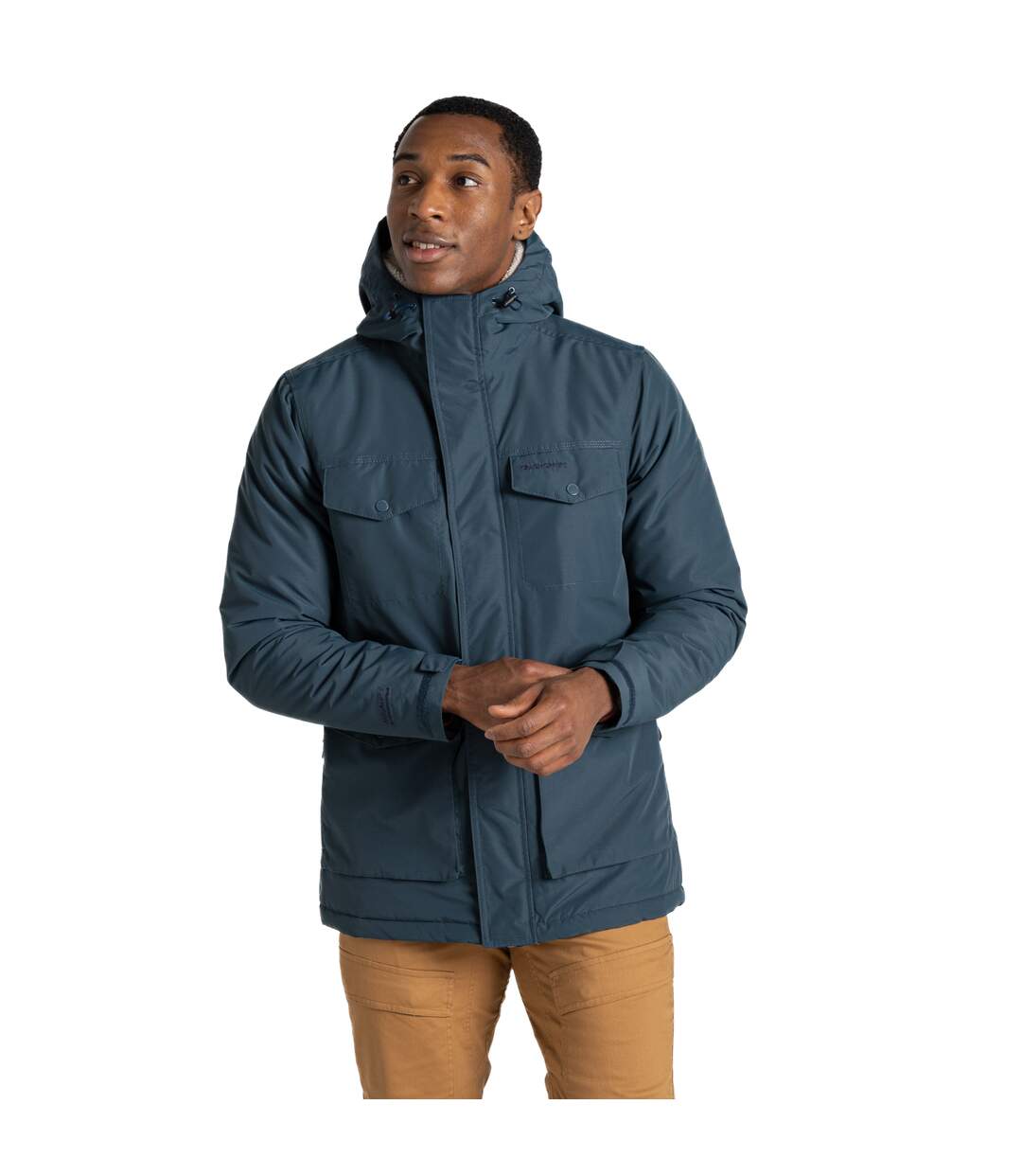 Veste imperméable darragh homme bleu gris foncé Craghoppers-1