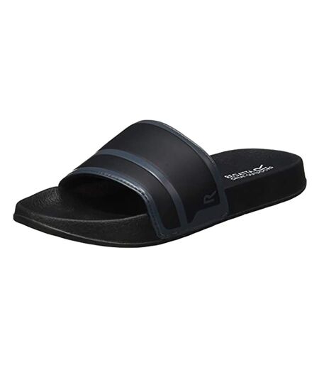 Claquettes Shift Homme Noir Gris Regatta