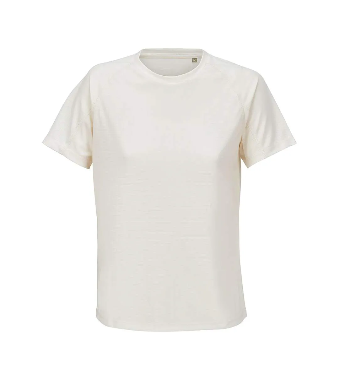 Womens/ladies Performance Ripstop T-shirt Off White SOLS-1
