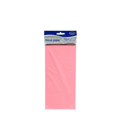 County Stationery Plain Tissue Paper (Pack of 10) (Pink) (One Size)