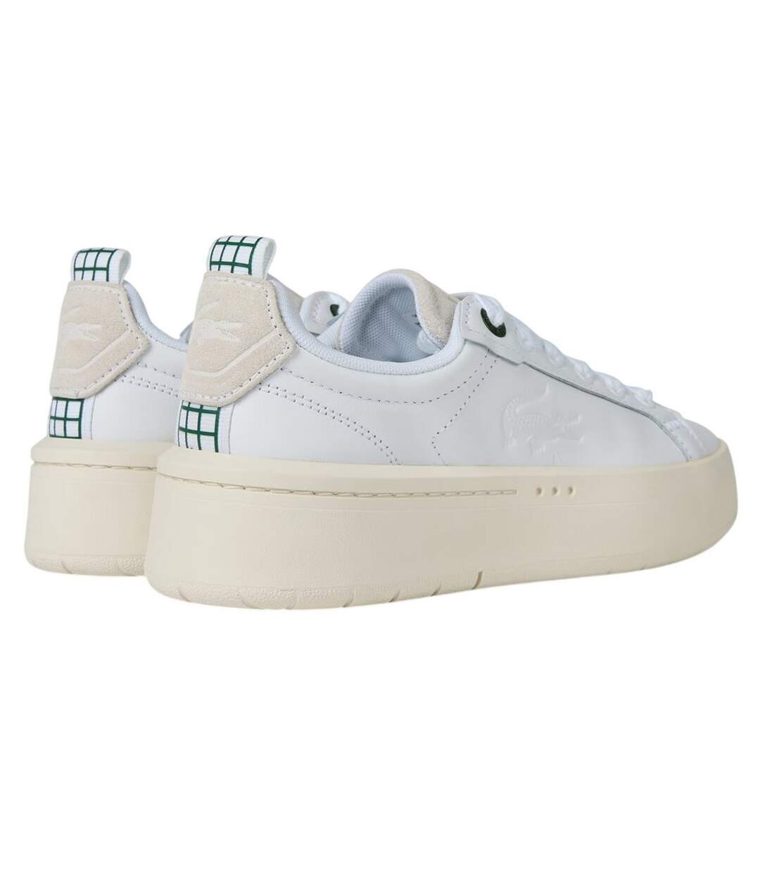 Baskets Carnaby Femme Blanc Vert Lacoste-2