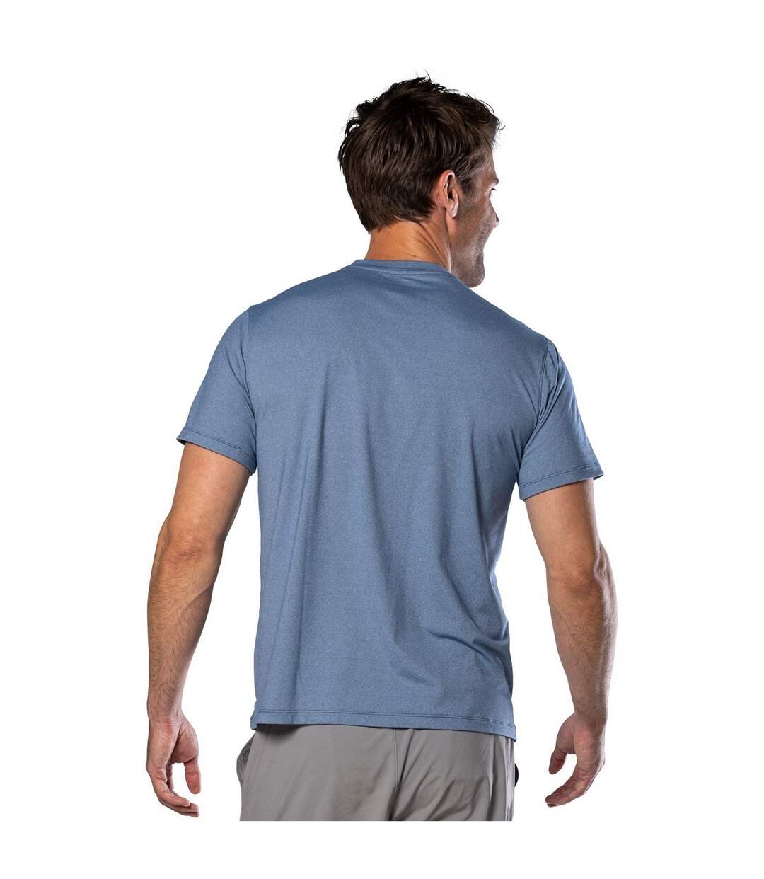 T-shirt Motif/style Flèche Parr Homme Bleu Marine Nathan-3