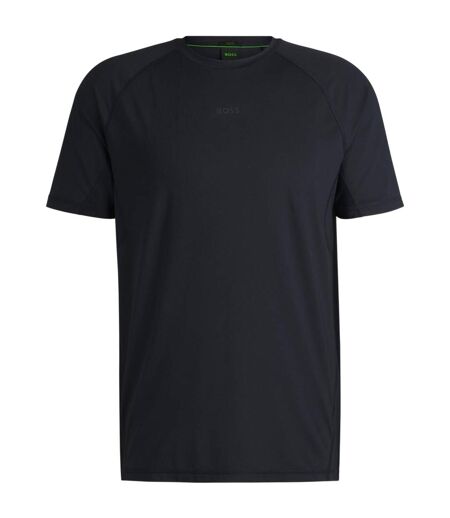 T-shirt Manches Raglan Motif/style Logo Tonal Homme Noir Boss