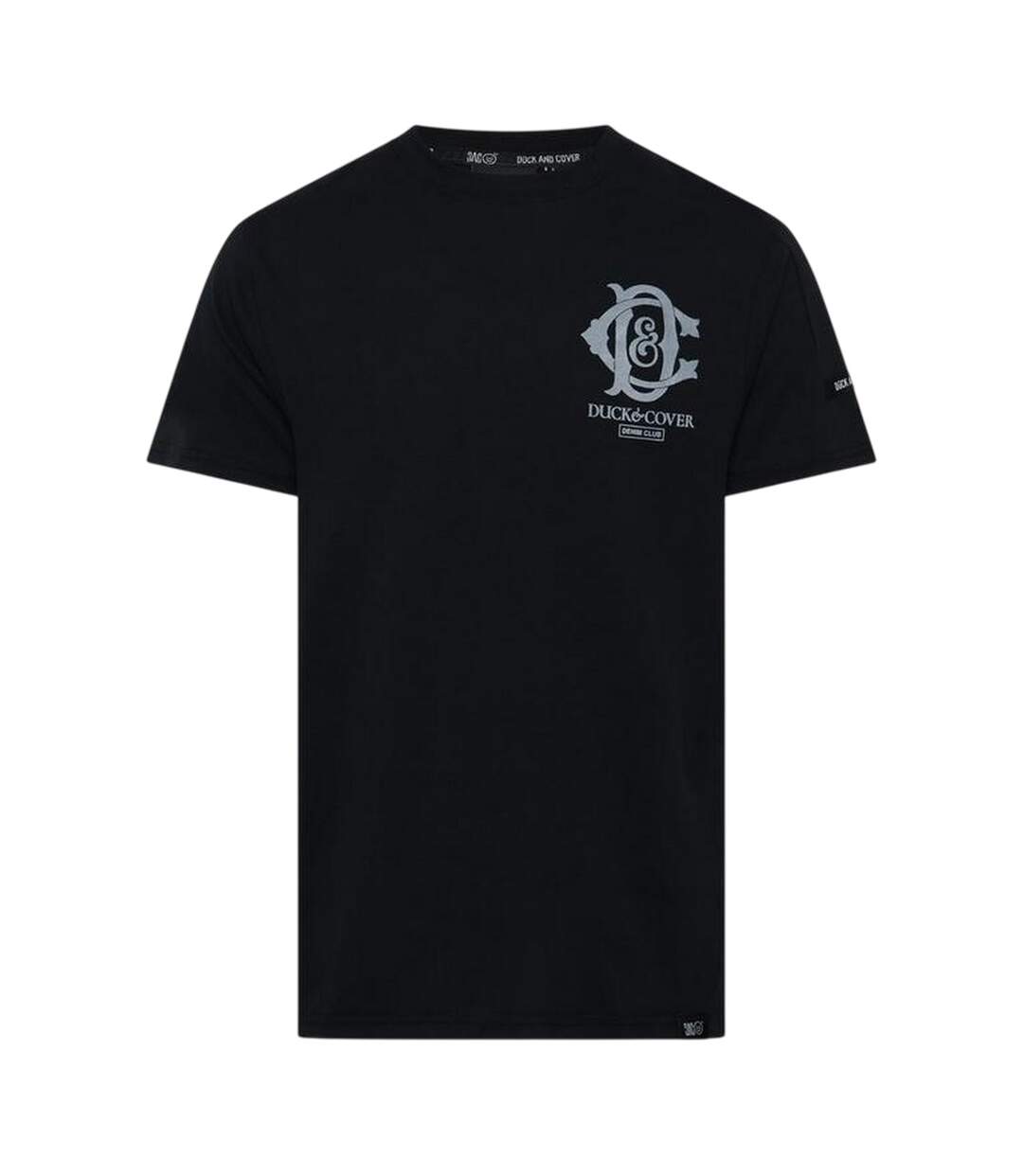 T-shirt Randolph Homme Noir Duck And Cover-1