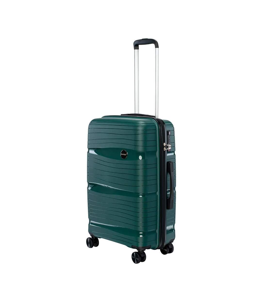 Valise À Roulettes Cuenca Taille Unique Vert Foncé Hi-Tec-3