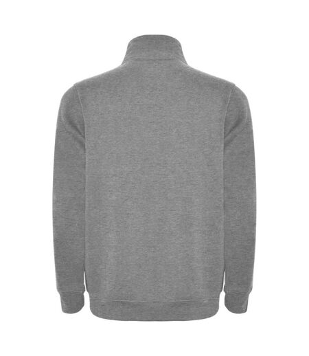 Roly Mens Aneto Quarter Zip Sweatshirt (Grey Marl) - UTPF4313