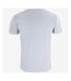 Mens slub fitted t-shirt white Clique