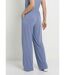 Pantalon large fluide sport taille élastiquée-2