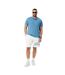 Mens Cotton Graphic Print Regular Shorts Cream Lacoste-1