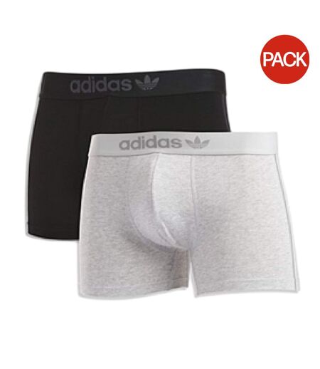 Pack Of 2  Mens Originals Comfort Boxer Briefs  White Grey Adidas