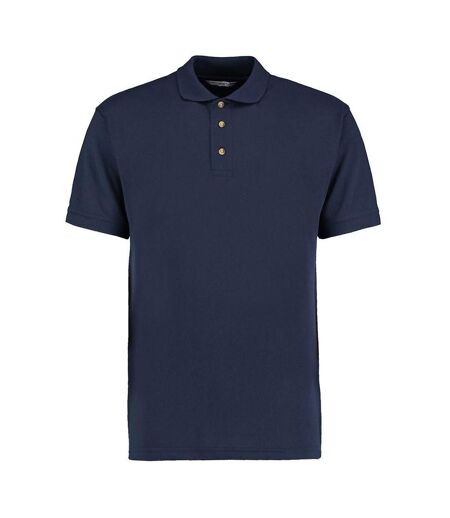 Polo À Manches Courtes Homme Bleu Marine Kustom Kit