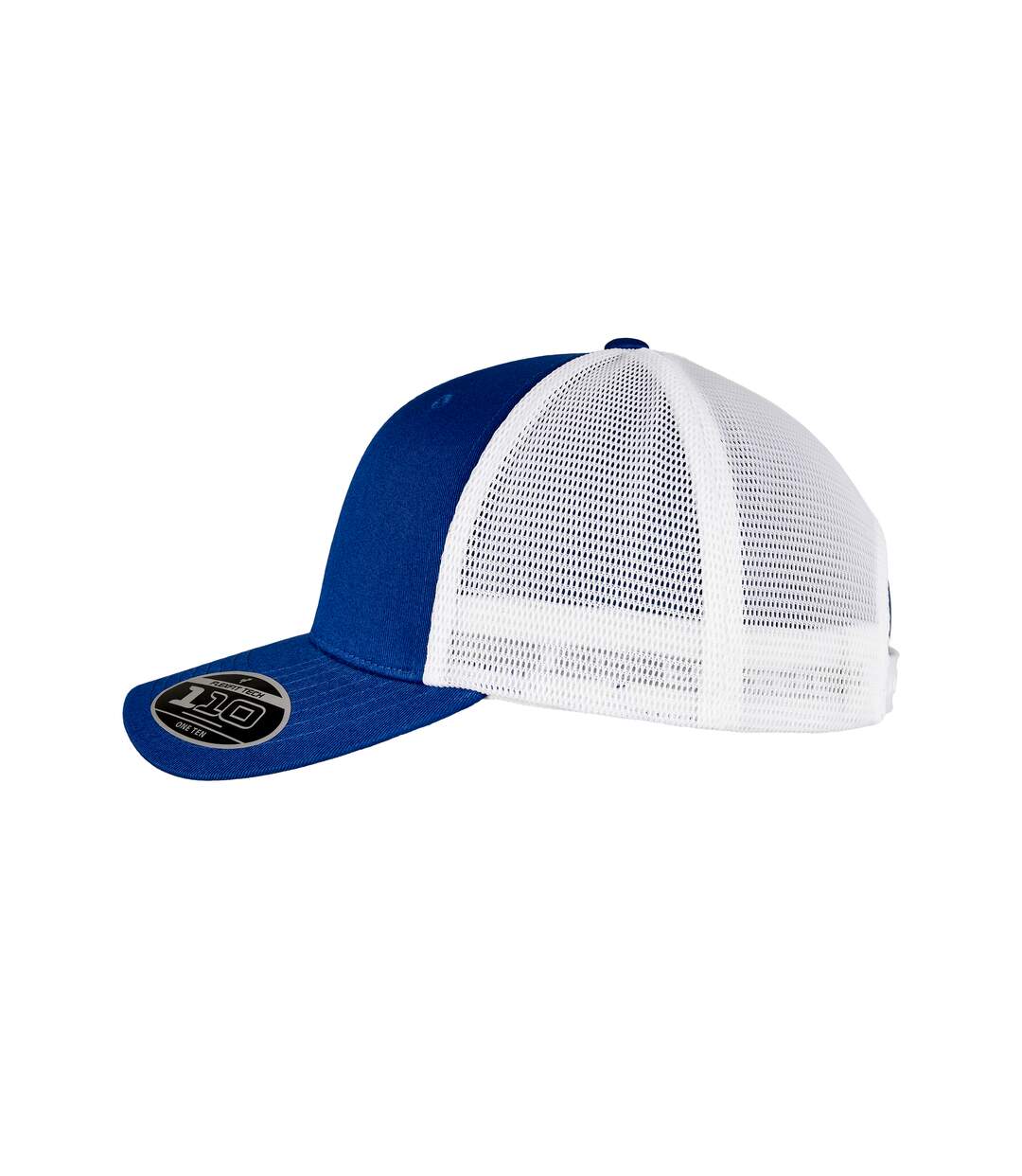 Casquette adulte bleu roi / blanc Flexfit-4