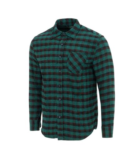 Chemise Motif/style À Carreaux Homme Vert Noir Firetrap