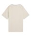 Womens/ladies Animal Print Logo T-shirt Beige Puma-3