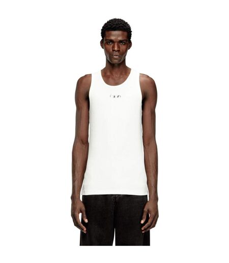 Débardeur Motif/style Logo Homme Blanc Diesel