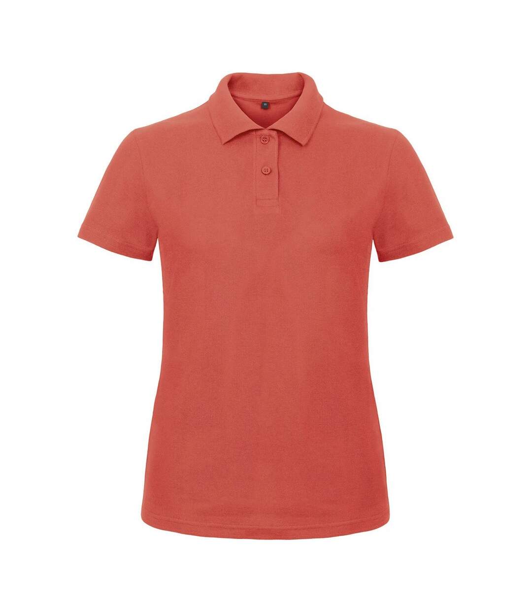 Polo Id.001 Femme Corail Pixel B&C-1