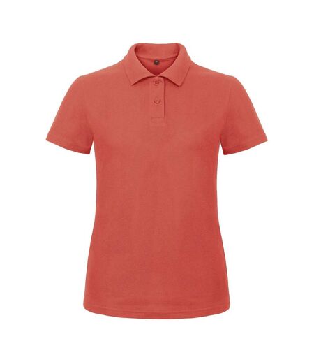 Polo Id.001 Femme Corail Pixel B&C